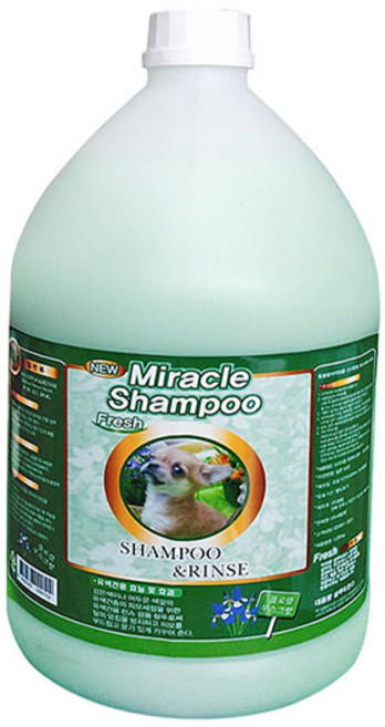 미라클 순 대용량 업소용 샴푸린스-유색견용, 1개