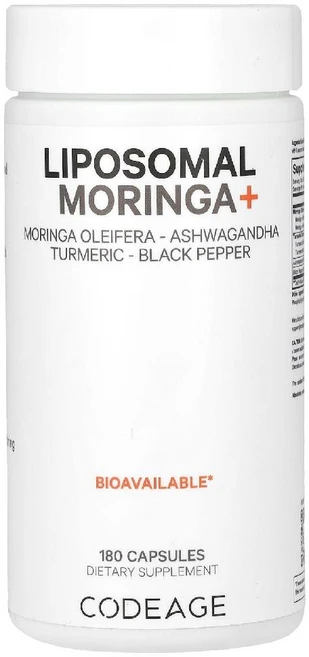 코드에이지 리포좀 모링가 플러스 Liposomal Moringa+ 캡슐 180정 - 쿠팡