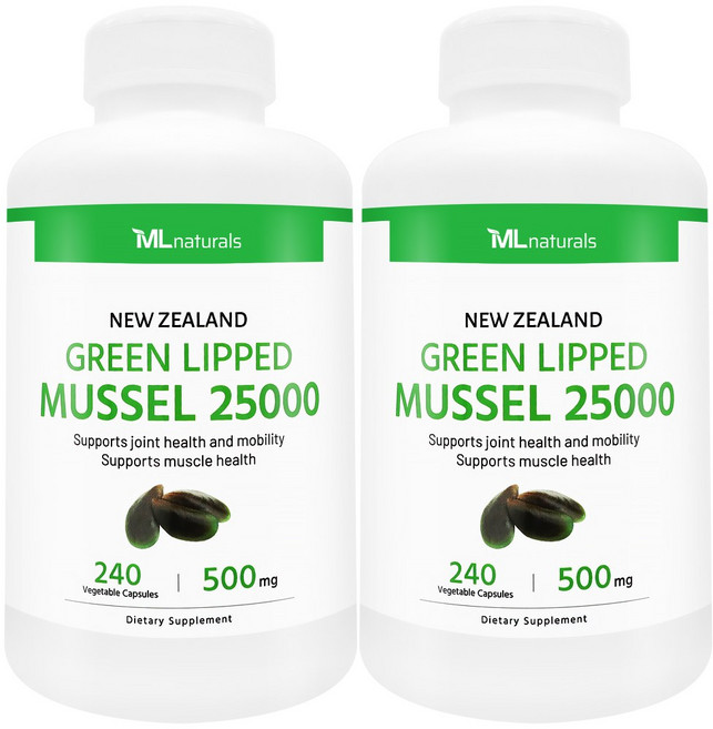 마이라이프 내추럴스 뉴질랜드 초록입홍합 25000, 240정, 2개