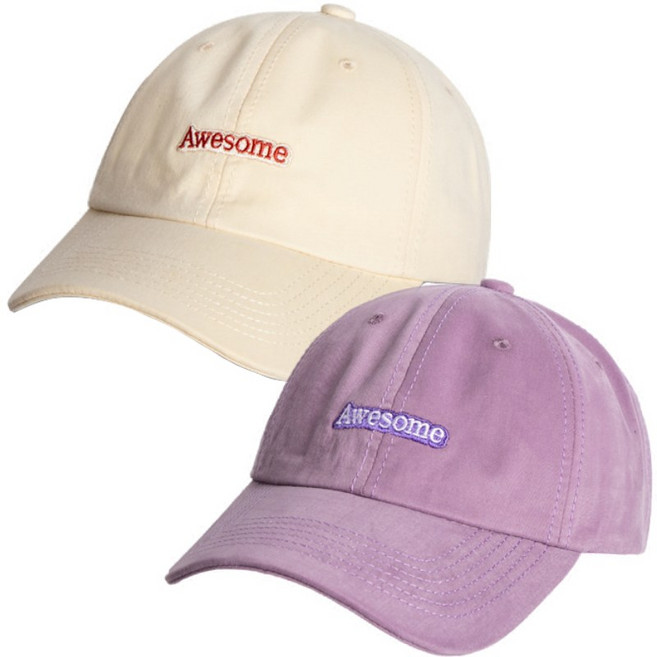 에쉬울프 데일리 코튼 볼캡 2종세트