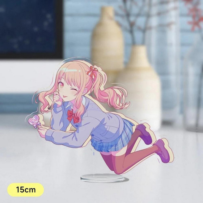 카미시로 루이 아오야기 토야 애니메이션 피규어 아키야마 미즈키 액션 스탠드 입상 모델 모형 인형 아크릴, 1개, 2. Akiyama Mizuki