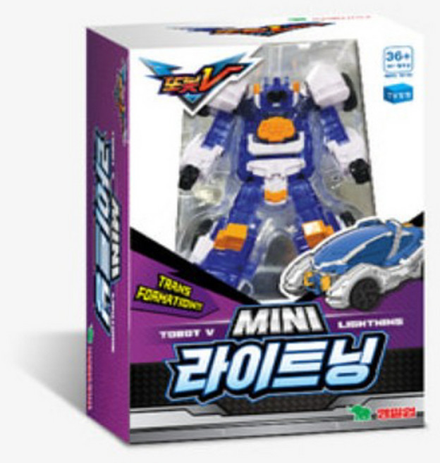 영실업 또봇V MINI 라이트닝 완구 장난감