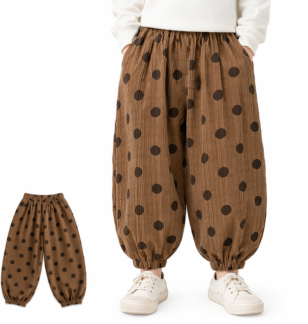 아동 바지 키즈 남아 여아 가을 겨울 배기 반 긴 무지 기본 골덴 조거