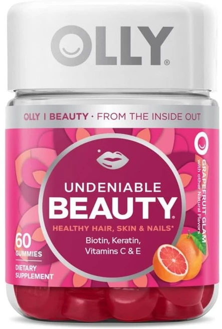 올리 언디나이어블 뷰티 비오틴 크레아틴 비타민C 구미젤리, 1개 - 쿠팡