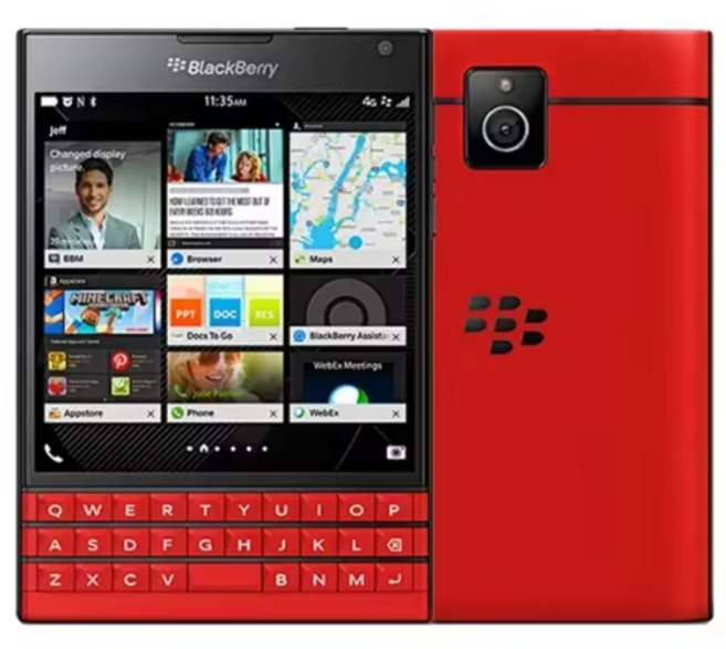 블랙베리 패스포트 Q30 휴대폰 쿼드, 03 Simple Set, 03 Red