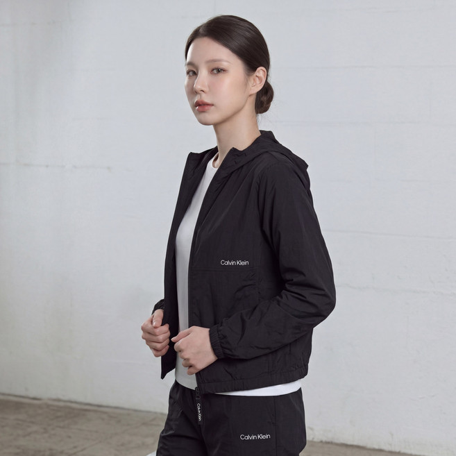 캘빈클라인 바람막이 윈드 브레이커 자켓 점퍼 집업 후드 아우터 경량 간절기