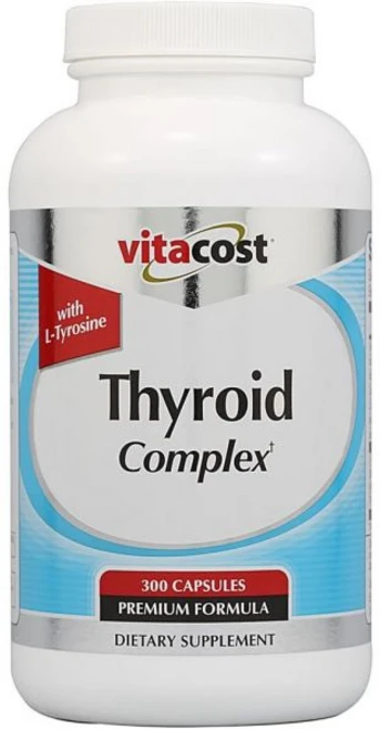 Vitacost Thyroid Complex with L-Tyrosine - 300 Capsules - 쿠팡