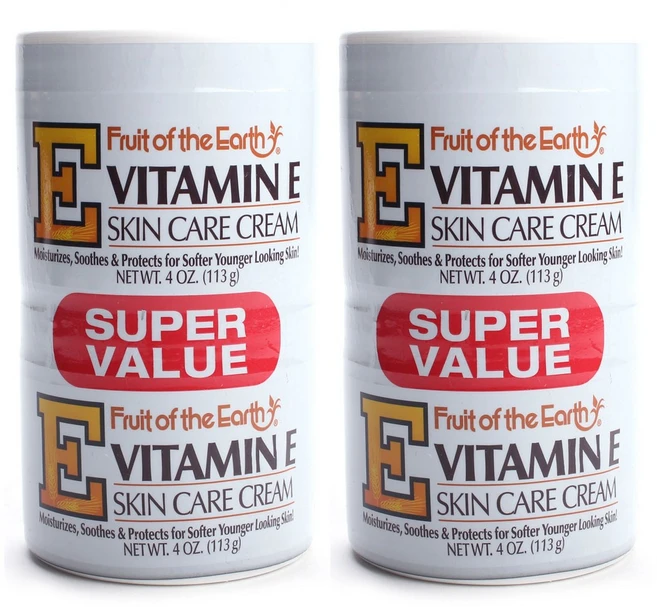 프루트오브더얼스 비타민 E 스킨 케어 크림, 113g, 4개 - 쿠팡