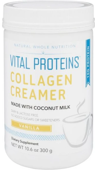 콜라겐 주름 피부 바이탈 프로틴 바닐라 크리머 10.6온스, 1개, 300g - 쿠팡