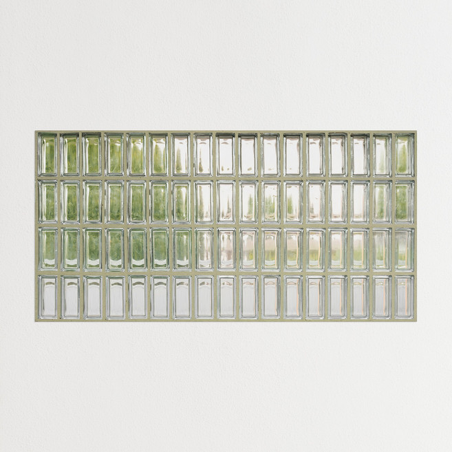 [인메이블] 리무버블 유리블럭 접착 포스터 10종 빈티지 감성 풍경 사진 인테리어 이사 개업 카페 선물 집들이, 10.RB-Olive Mist