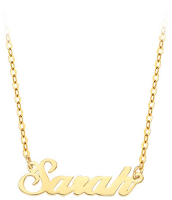 [골드팡] 14k/18k 볼륨 이니셜 목걸이