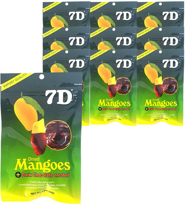 7D 초코망고 10개입, 80g, 10개
