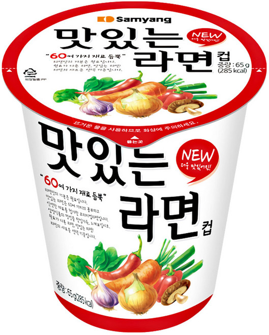 삼양 맛있는라면 컵라면 소컵 65g, 18개