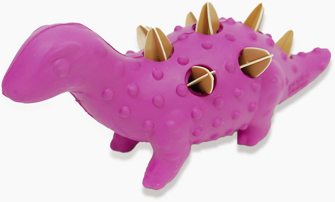 네추라너리쉬 스테고 덴탈트릿 강아지 노즈워크 이갈이 분리불안 장난감, 1개, 핑크