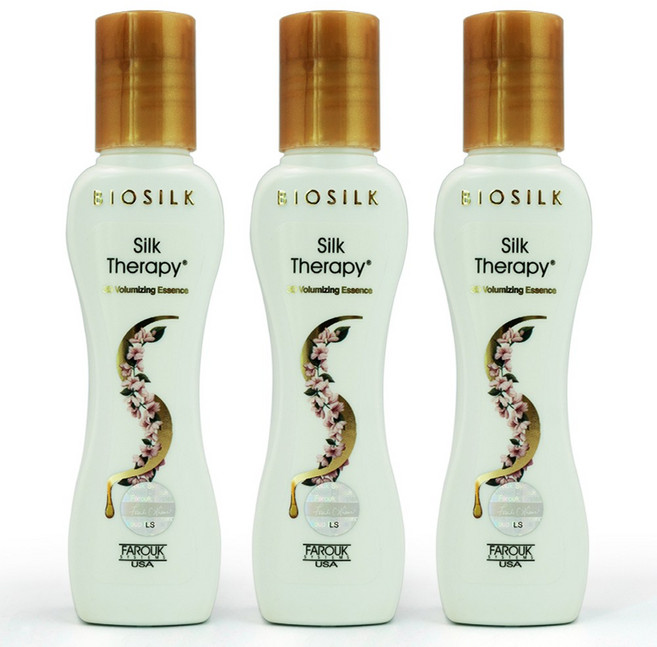 실크테라피 3D 볼류마이징 헤어 에센스, 60ml, 3개