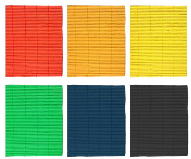 (재미스쿨)5000 미니 칼라발 10개입X1팩 김발, 초록