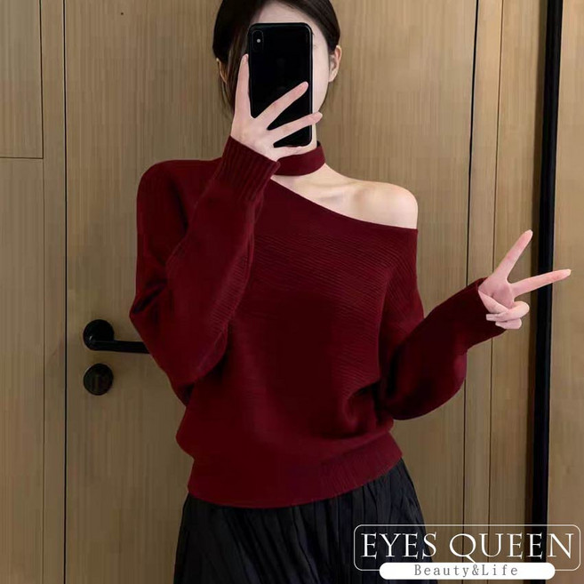 Eyes Queen 露肩針織衫