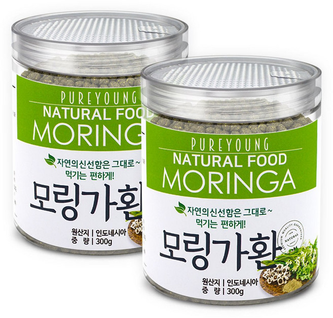 퓨어영 모링가환 300g 두달분 약5000정, 2개