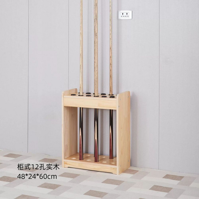 거치대 파크 진열 골프채 직사각형 플레이트 수납대 전시 랙 사다리꼴 보관대 선반 진열대, 1개, 캐비닛형-원목 12구