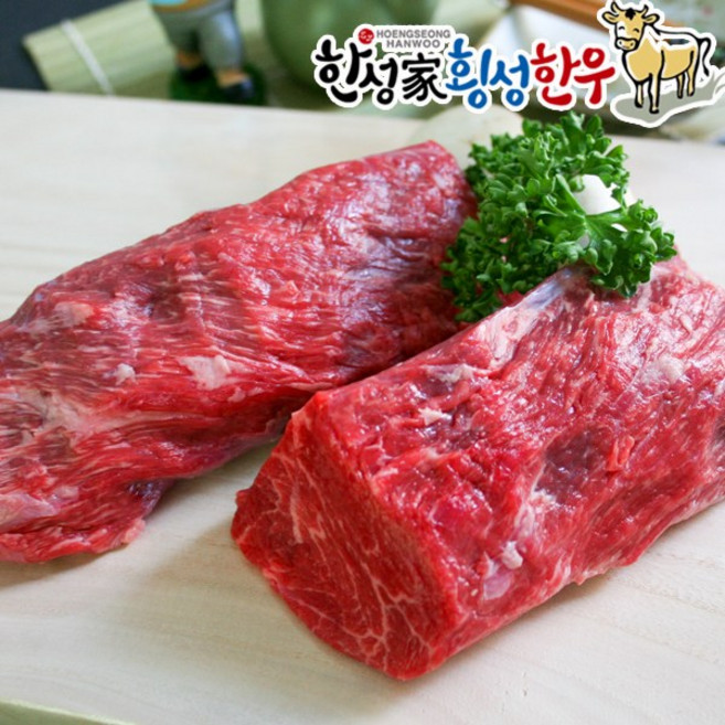 더바른식탁 한우 1+등급 우둔살(장조림용) 300g 횡성 한우 소고기 우둔살 한우 우둔살, 1개