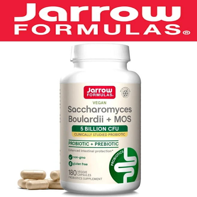 [자로우 포뮬라] 프로바이오틱+프리바이오틱 50억 생균효모 유산균 180캡슐 (상온보관용), 180정, 1개 - 쿠팡