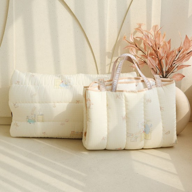 건조기 사용가능한 올인원 여름 양면 낮잠이불 도톰한 일체형 어린이집 모달패드 간편한 토끼소녀루시, 간편한 양면낮잠이불 3종(사계절)