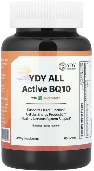 몸관리하세요 겨울입니다 YDY Quatrefolic® 함유 올 액티브 BQ10 60정 특별관리진행, YDYQuatrefolic함유올액티브BQ1060정 - 쿠팡