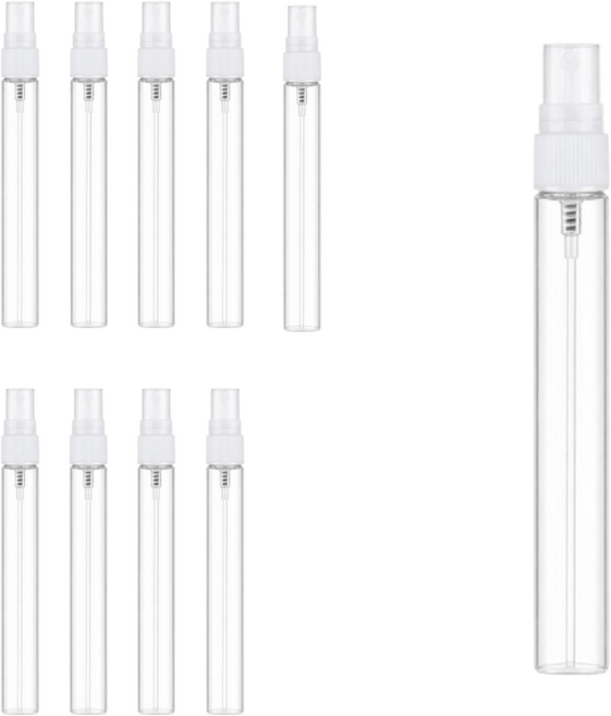 유리 향수 공병 10ml, 투명, 20개