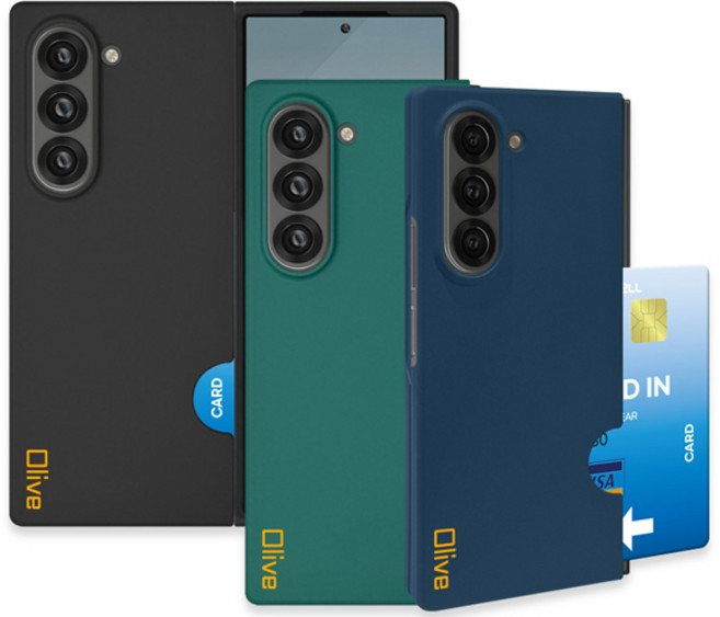 뉴미셀 SF 슬라이드 카드 케이스 갤럭시 Z폴드6 (F956) 핸드폰 삼성 갤럭시 지폴드6 커버