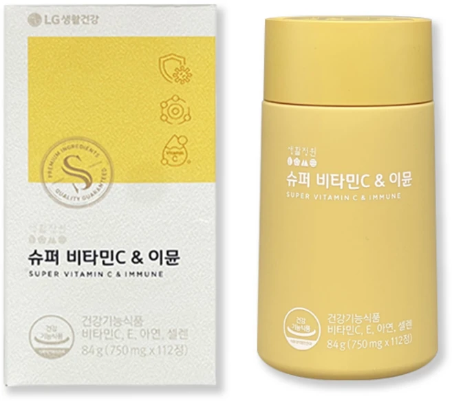 생활정원 비타민C & 이뮨, 1개, 112정 - 쿠팡