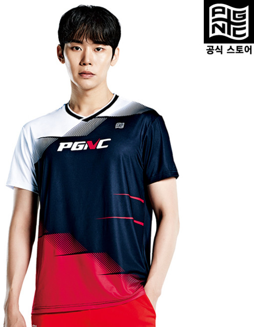 남성 스포츠 기능성 반팔 라운드 그래픽 티셔츠 운동복 상의 탁구 배드민턴 테니스 볼링 러닝 조깅 축구 등산 캠핑 헬스 1035