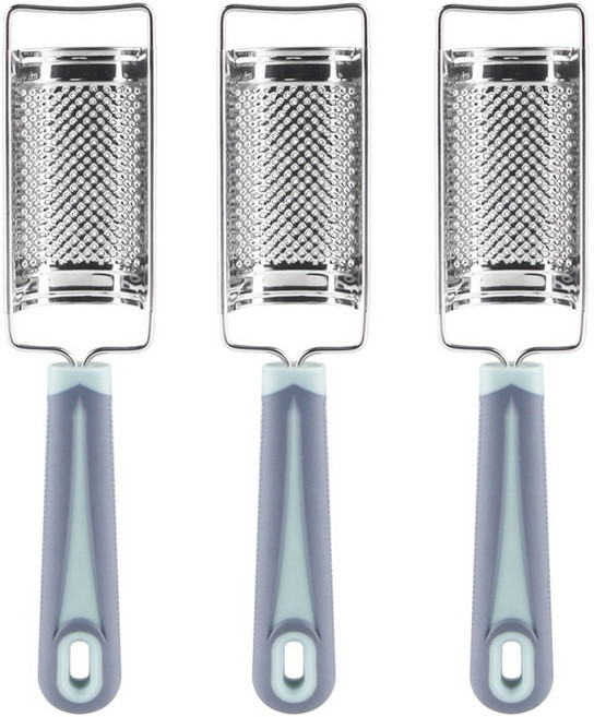 304 치즈 그라인더 3개입 세트 그립 레몬제스터 와이드, 3개