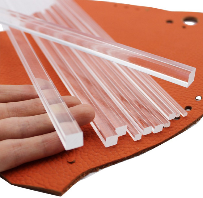 50MM 6MM 30MM 60MM 20MM 플레이트 투명 플라스틱 사각 25MM 8M 40MM 90MM 80MM 10MM 4MM 15MM 로드 플랫 5MM 70MM 100MM, 1.5x2mm, Length 300mm 1pc, 1개