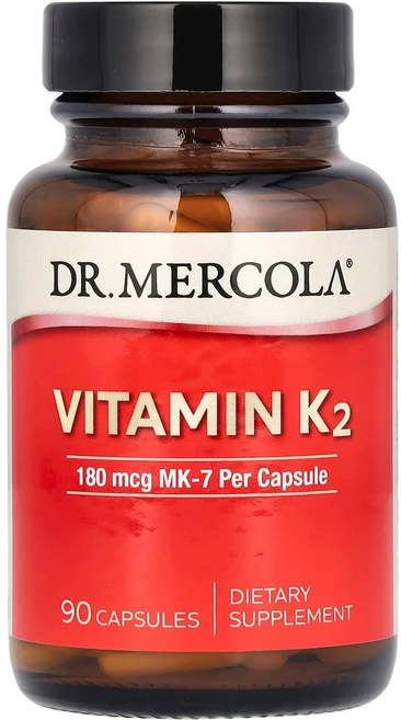닥터 머콜라 Dr. Mercola 비타민K2 180mcg 캡슐 90정120668원산지:기타, 1개 - 쿠팡