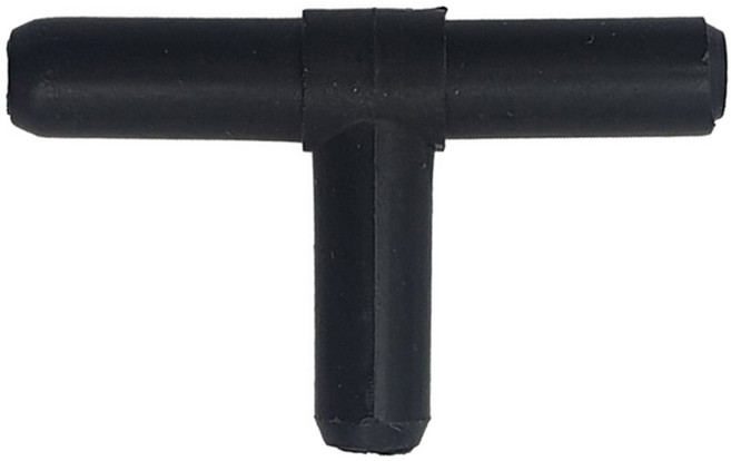 T자 연결 에어분배기 에어호스연결 검정, 1개