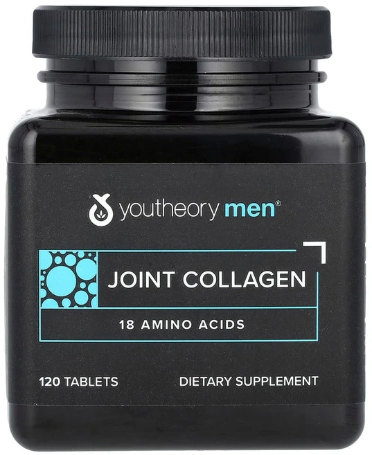 Youtheory 남성 조인트 콜라겐 120정, One Color, 1개 - 쿠팡