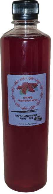 오미자청 루비망고 수제 과일청, 1개, 500ml
