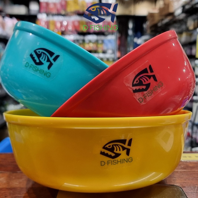 대한피싱 민물 낚시 떡밥그릇 세트 삼색 3개, 1세트