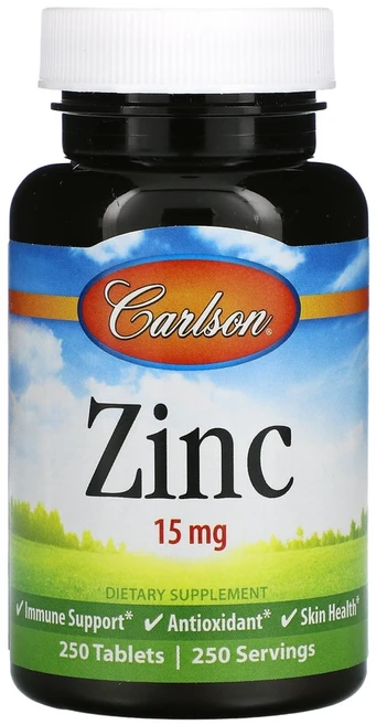 칼슨 아연 15mg 250정, 1개, 기본 - 쿠팡