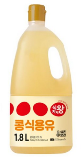 식자재왕 콩식용유 (대두유), 10개, 1.8L