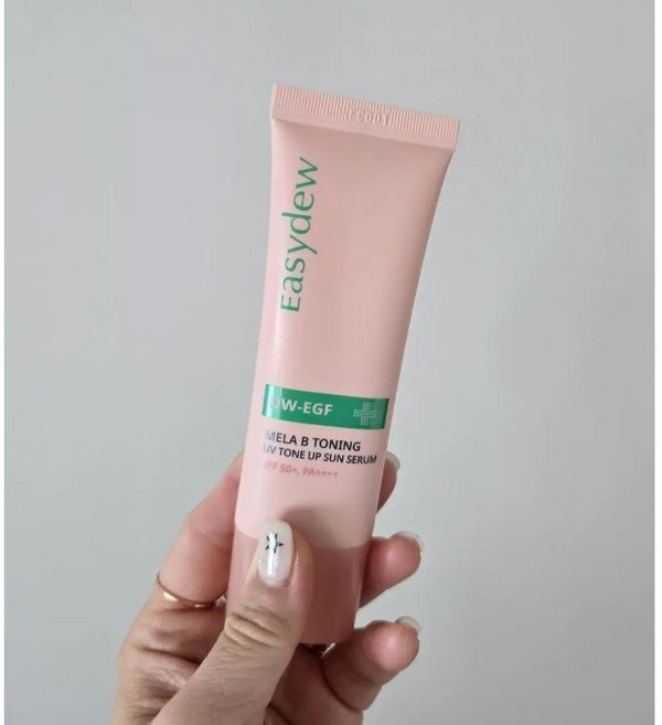 NEW 이지듀 기미 톤업 썬세럼 튜브형, 2개, 30ml