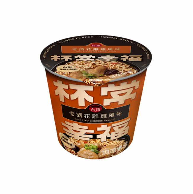 台酒老酒花雕雞風味杯麵, 3個