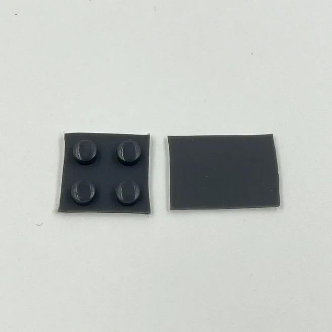 1-5세트 닌텐도 3DS LL XL 및 New3DSLL용 상부 및 하부 나사 고무 발 커버, 01 1set, 07 Dark Grey