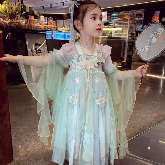 女童漢服公主裙