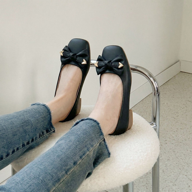 디아쿠아 카나 나비리본 메리제인 플랫