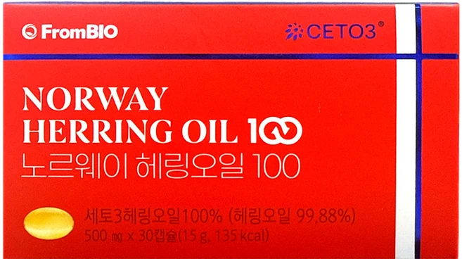 프롬바이오 노르웨이 헤링오일 100 북유럽 오메가11 세토3, 1개, 30정 - 쿠팡