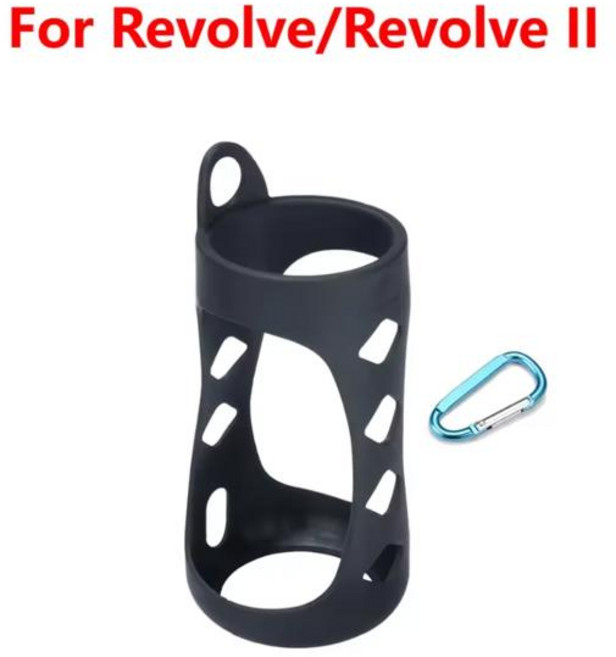 부드러운 실리콘 블루투스 호환 스피커 케이스 액세서리 Bose SoundLink RevolveRevolve I II용 휴대용 스피커 스킨 커버, [07] Black For Revolve