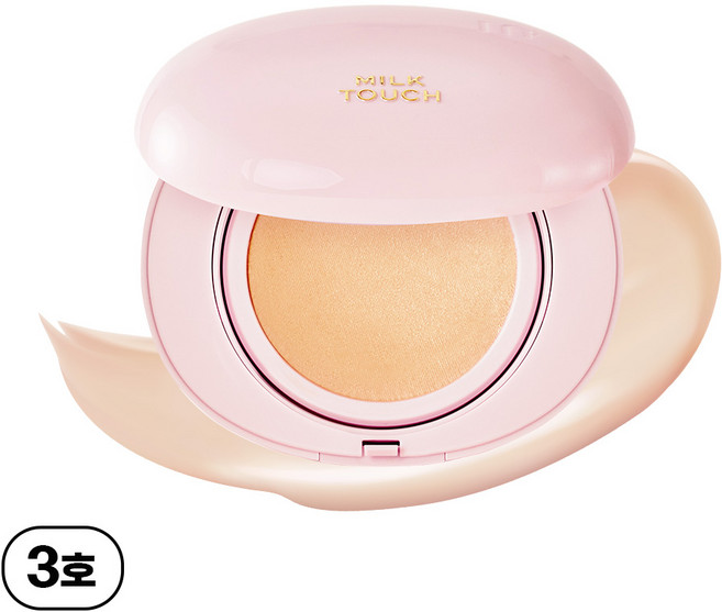 밀크터치 올데이 스킨 핏 밀키 글로우 쿠션, 1개, 03 내추럴 베이지