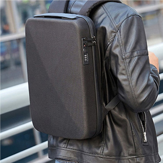 직장인 초슬림 백팩 비지니스 EVA 하드케이스 여행용 출퇴근 노트북 남성 가방