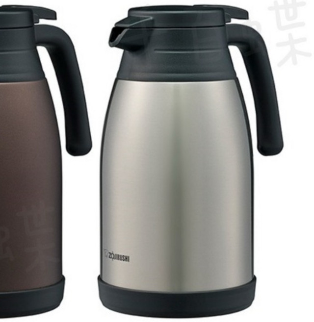 ZOJIRUSHI 象印 桌上型保溫瓶 (SH-RA19) 保溫保冷 辦公室家用, 不銹鋼,SH-RA19 (1900ml), 1個, 1900ml